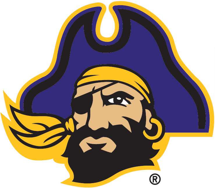 East Carolina Pirates 2014-Pres Secondary Logo iron on transfers for fabric